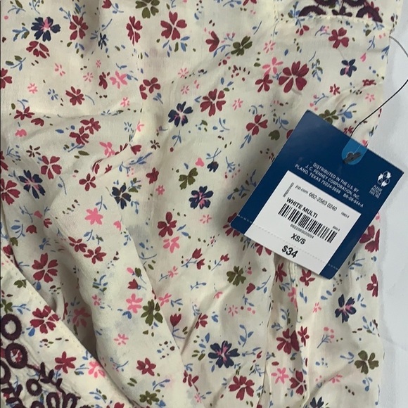Arizona Jean Co Kimono XS-S Floral Embroidered - Picture 5 of 7